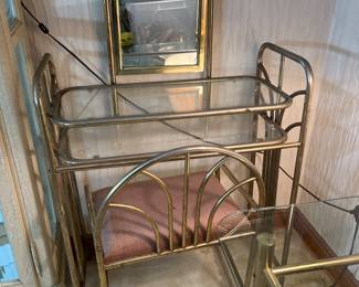 Brass & Glass Vanity