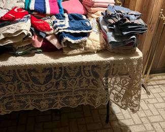 loads of bathroom linens