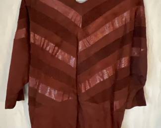 Leather Pull Over snake skin