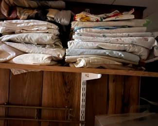 Loads of bed linens