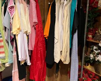 Ladies, men's and children's clothing. Most new old stock. Most $1.00 an article unless marked otherwise.