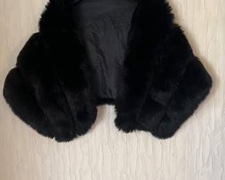Faux fur wrap