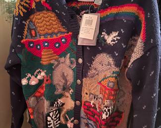 Hand knit cardigan Northern Isles