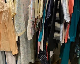 Ladies, men's and children's clothing. $1.00 an article unless marked otherwise.