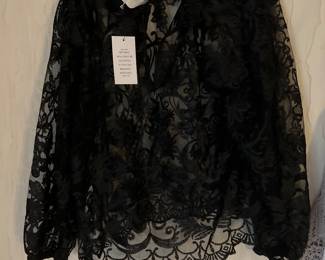 Ladies lace top large size