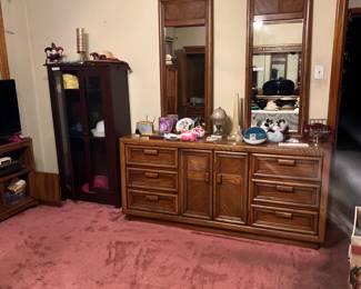 Dresser and bookcase