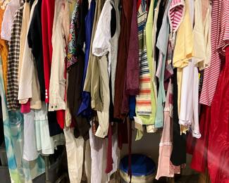 Ladies, men's and children's clothing. $1.00 an article unless marked otherwise.