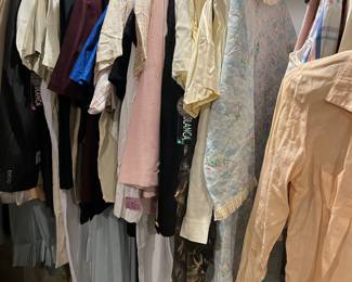 Ladies, mens & childrens clothing. $1.00 an article unless marled otherwise.