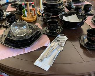 Mikasa Color Trend Ebony Meadow, Flatware, Table Accessories 