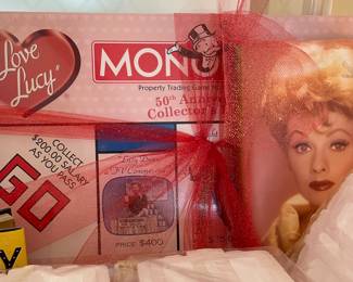 Lucille Ball Collectibles, Monopoly Game Board, Biography