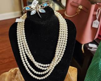 Faux Pearls, Assorted Jewelry