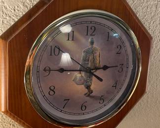 Thomas Kinkaid Soldier Wall Clock