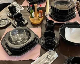 Mikasa Color Trend Ebony Meadow, Flatware, Table Accessories 