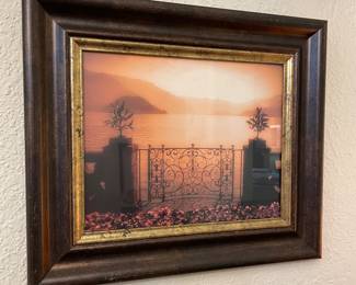 Framed Print Greece Balcony