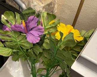 Silk Hibiscus Flowers