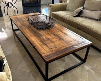 Reclaimed wood coffee table-$1200