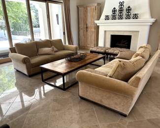 Reclaimed wood coffee table-$1200. (couches have sold)