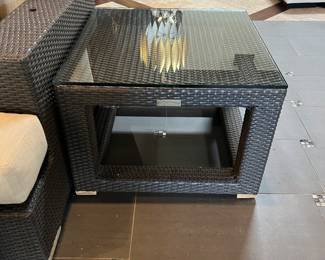 Restoration Hardware Outdoor End Table (3 available)-$250 each