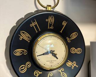 1950's GE Telechron wall clock.