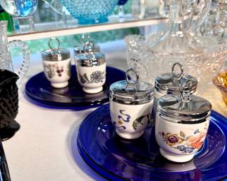 Royal Worcester egg coddlers.