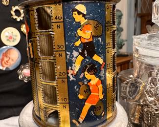 Tin litho 1930's bank.