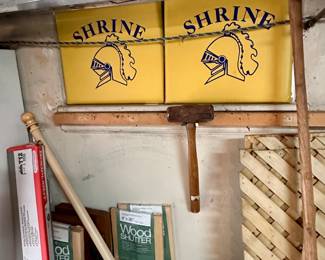 Shrine bleacher seats.