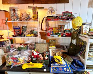 More 1950's - 70's vintage toys.