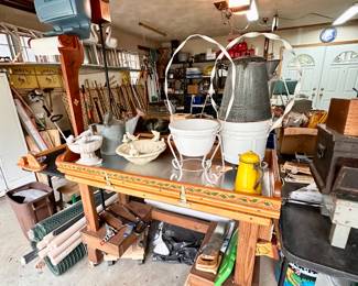 Ronbird custom made planting table.