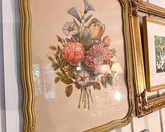 Vintage botanical prints.