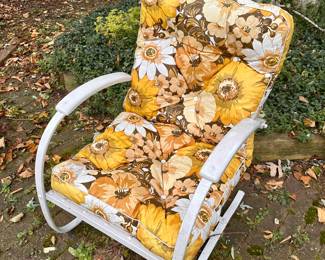Cool vintage bouncer chair.