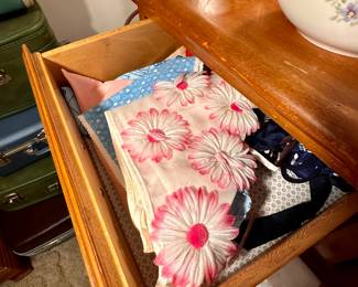 Vintage headscarves.