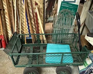 Garden wagon cart.