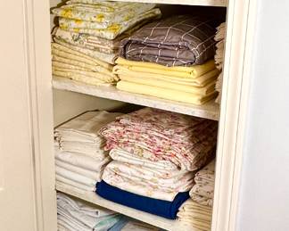 Just some of the towels and rugs.