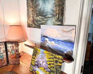 Original oil paintings.