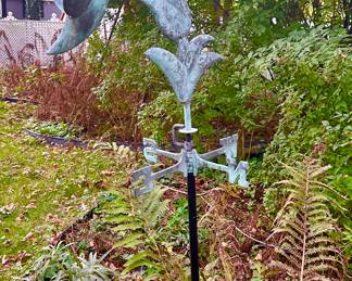 Copper weathervane.
