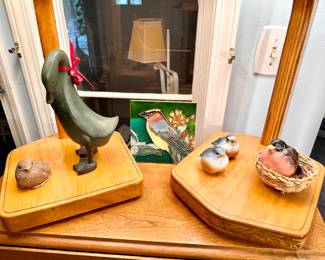 Ronbird Designs handcrafted table lamps.