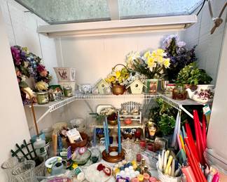 Floral & candle supplies.