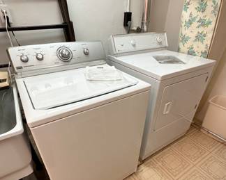 Maytag washer and electric dryer.