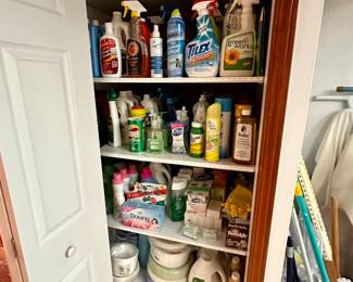 Cleaning and personal hygiene products.