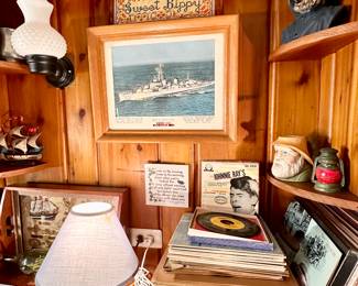 Nautical themed decor.