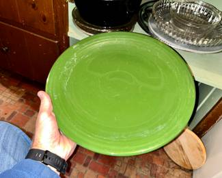 Green Fiesta chop plate