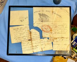 1863 Civil War medical discharge papers for soldier in the 3rd Michigan Cavalry