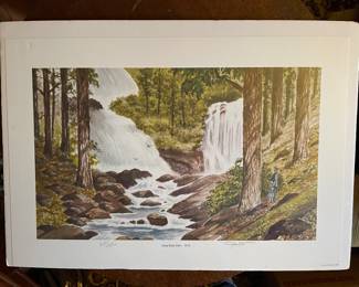 John Kollock print 'Anna Ruby Falls - 1874'
