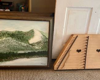 Original art and dulcimer