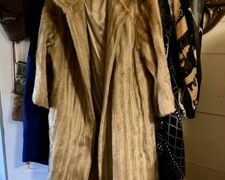 Faux fur ladies coat