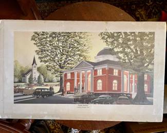 Tom Mewborn print "Easter Sunrise" Cornelia, Georgia 1955