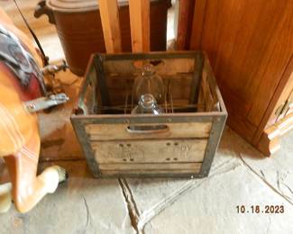 vintage milk crate