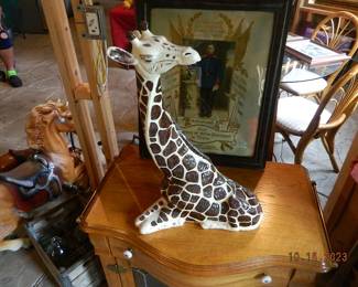 ceramic giraffe