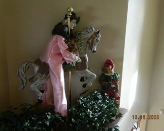 carousel horse/clown/jester