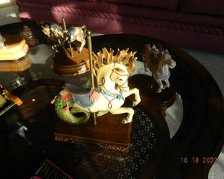 carousel music boxes